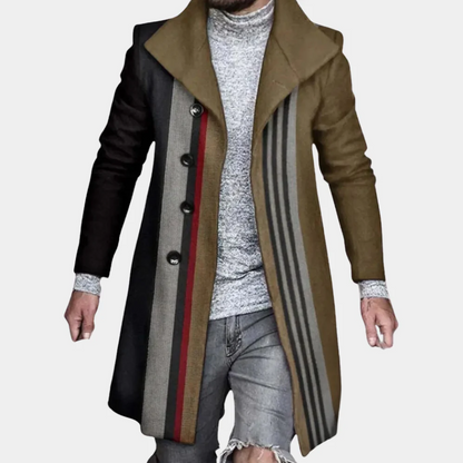 Stylisher Herrenmantel Mittellang Modisch