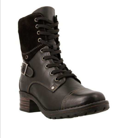 Edle Bikerstiefel Damen Retro-Style Dicke Sohle