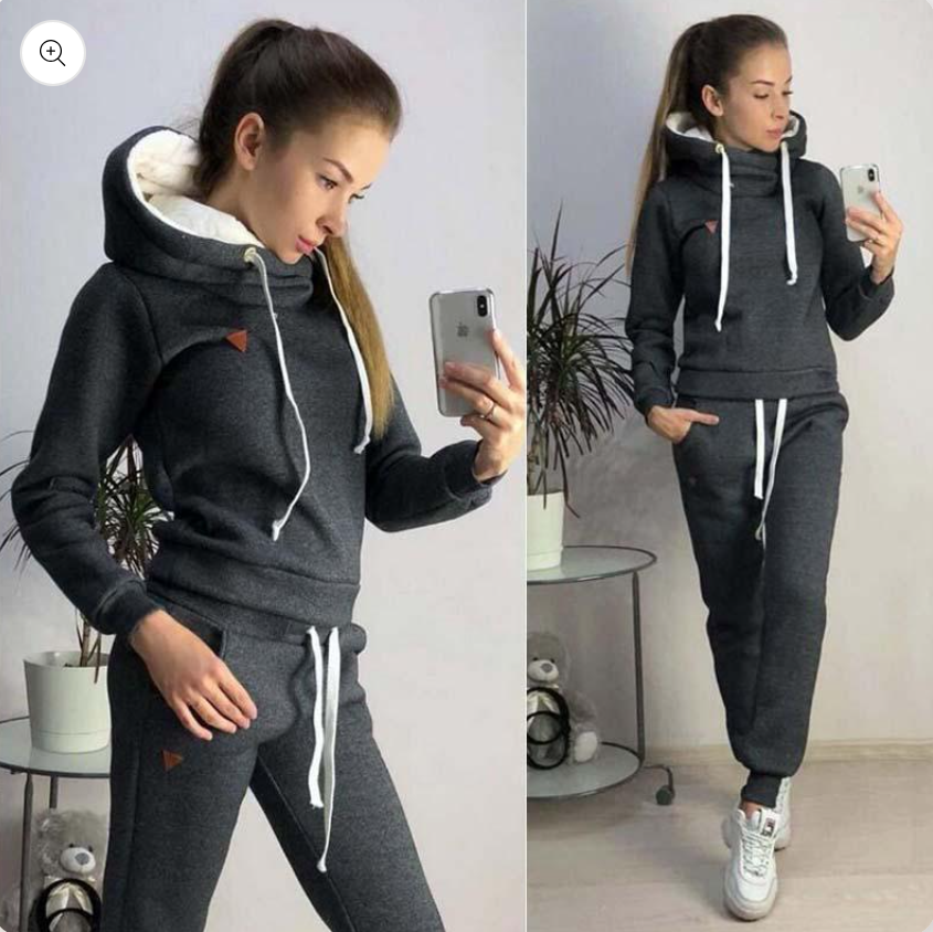 Bequemer Sportanzug Warm Jogginganzug Herren