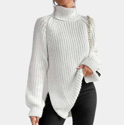 Luxus Rollkragenpullover Damen Weich und Elegant
