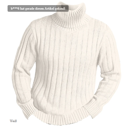 Lässiger Rollkragenpullover Herren Casual Style
