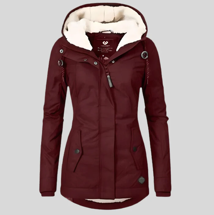 Wasserdichte Damenjacke Isolierte Winterjacke