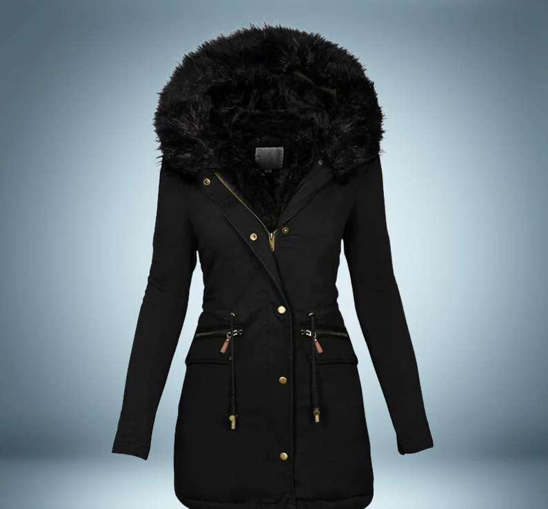 Winterparka mit Weichem Pelz