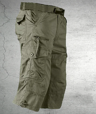 Elastische Herren-Shorts Cargostil Bequem