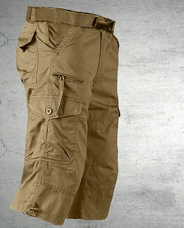Elastische Herren-Shorts Cargostil Bequem