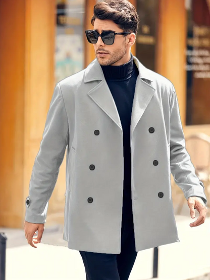 Herren Trenchcoat Elegant Klassik Design
