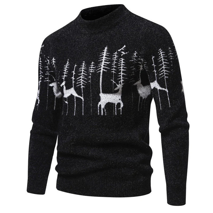 Weihnachtspulli für Männer Modern Design - IdealeKleiden