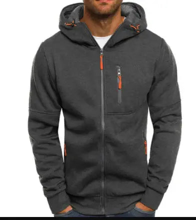 Herren Hoodie Warm Reißverschluss Winter