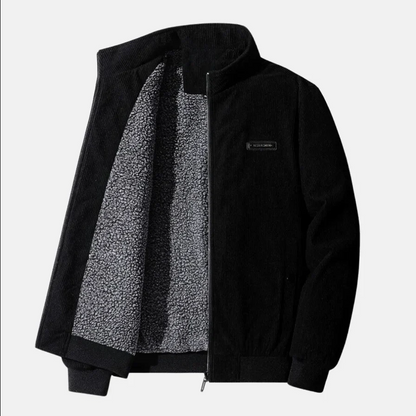 Herren Cordjacke Retro Stil Lässig