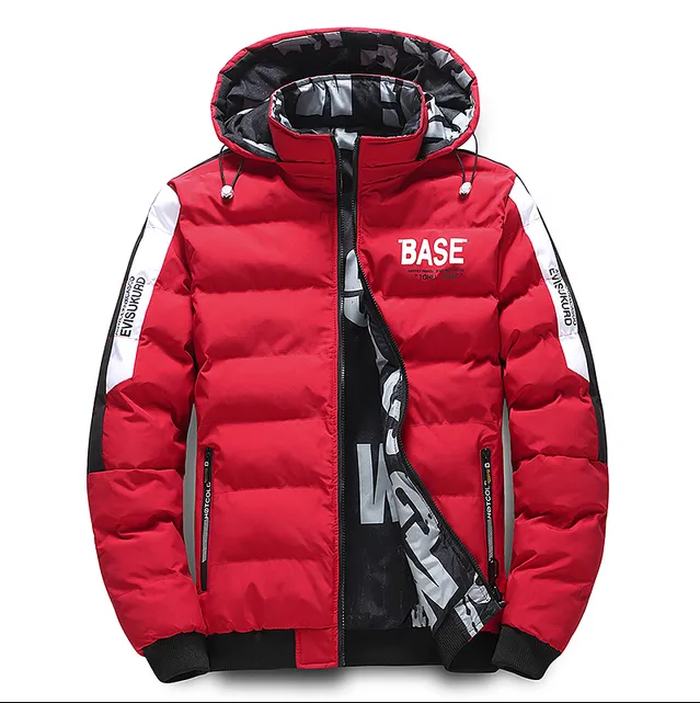 Daunen Winterjacke Herren Warm Isoliert