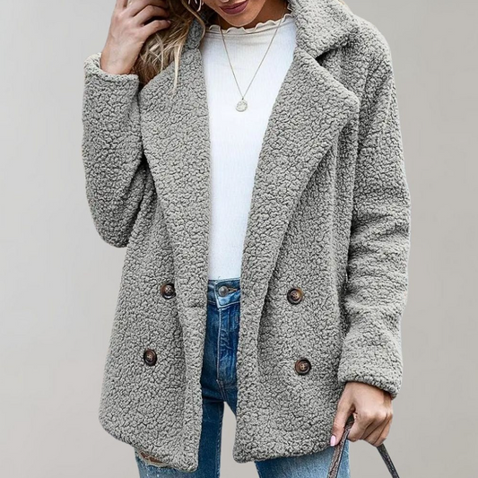 Lanaia - Weiche Damenjacke Fleece Style - IdealeKleiden