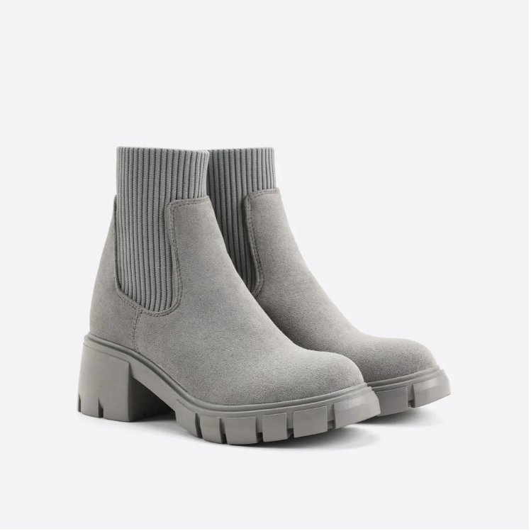 Hohe Stiefeletten Dicksohlige Boots
