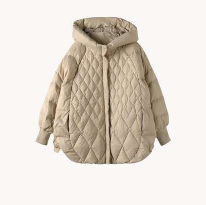 Damen Daunenjacke Warm Lässig Modisch
