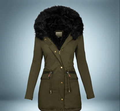 Winterparka mit Weichem Pelz