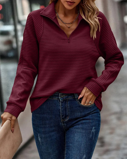 Damenpullover V-Ausschnitt Elegant Scarlett