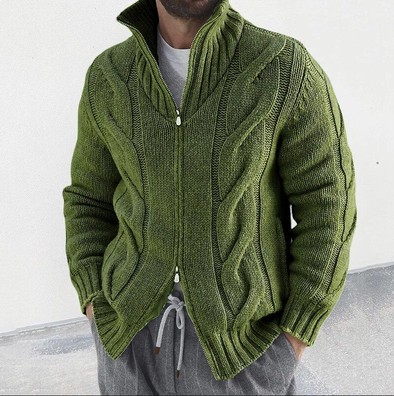 Herren Strickjacke Warm Elegant Qualität