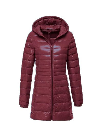 Hela - Warme Daunenjacke Damen - IdealeKleiden