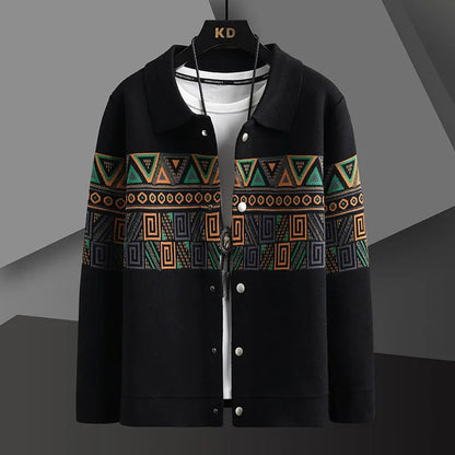 Herren Parka Jacke Modern Schwarz - IdealeKleiden