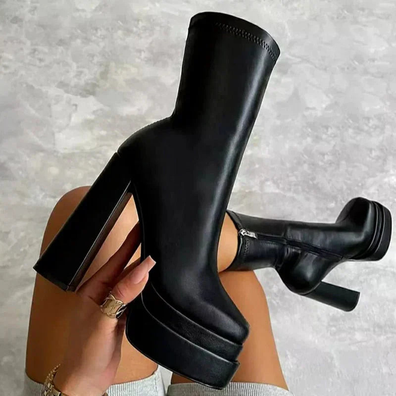 Elegante Ankle-Stiefel Damen Schuhe