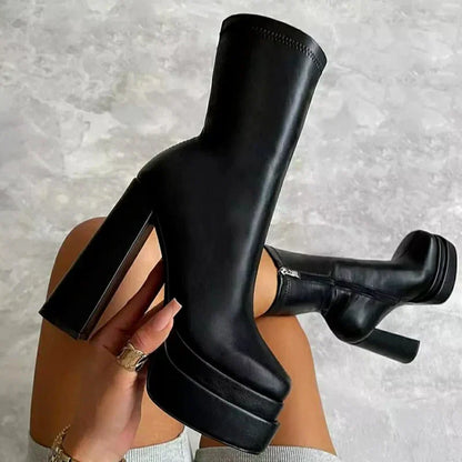 Elegante Ankle-Stiefel Damen Schuhe