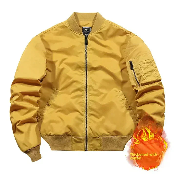Leder Bomberjacke Fliegerstil
