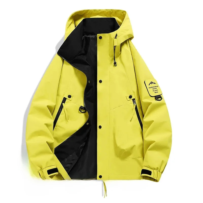 Herren Winterjacke Lockerer Schnitt