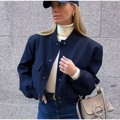 Modische Damen-Jacke Streetwear Stil - IdealeKleiden