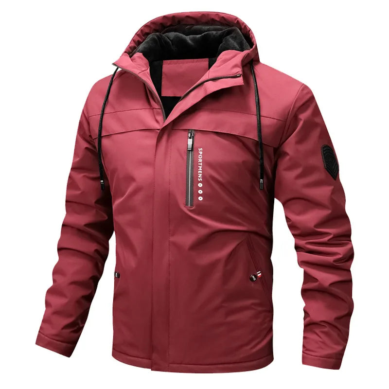 Herren Fleecejacke Outdoor Isolierend Leicht