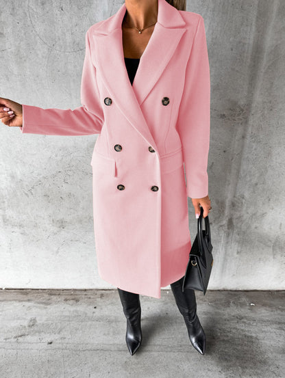 Stilvoller Wollmantel Damen Luxus Qualität