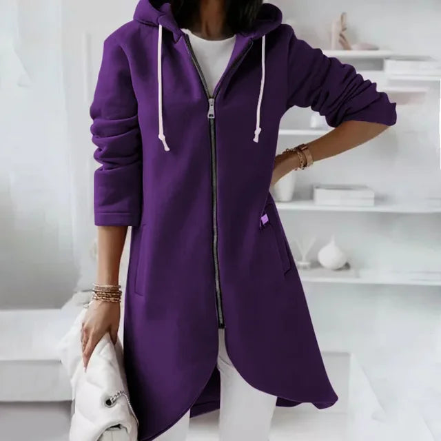 Stylischer Cardigan Kapuze Frauen
