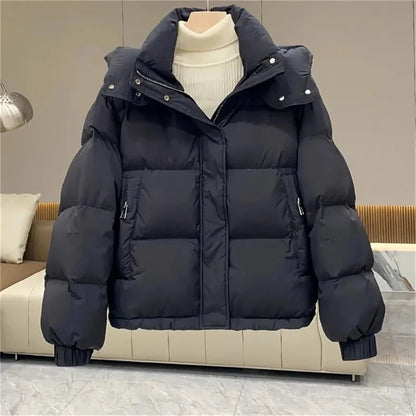 Lena Damen Steppjacke Lässig Baumwolle