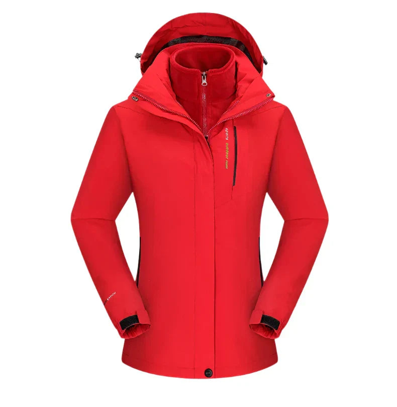 Praktische Wanderojacke 3-in-1 Fleece Isolierung