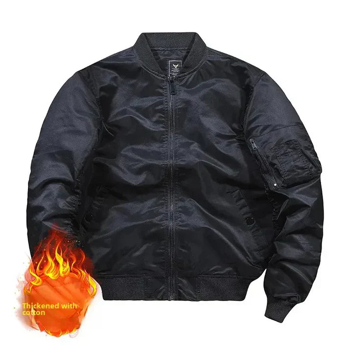Leder Bomberjacke Fliegerstil