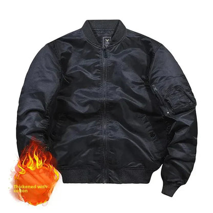 Leder Bomberjacke Fliegerstil