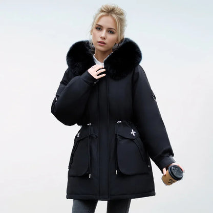 Elegante Kunstfell Jacke Moderner Style