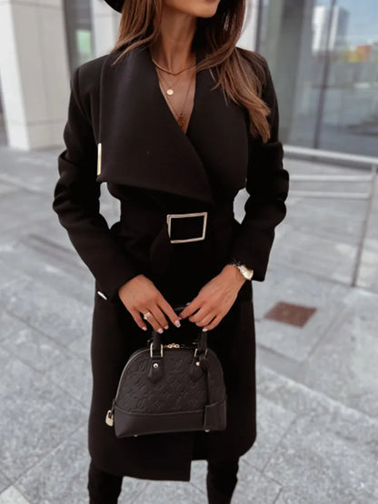 Elegante Frauenkleid Lang Tailliert Schnürsteg - IdealeKleiden