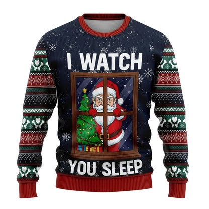Weihnachtspullover Herren Schneemann Motiv