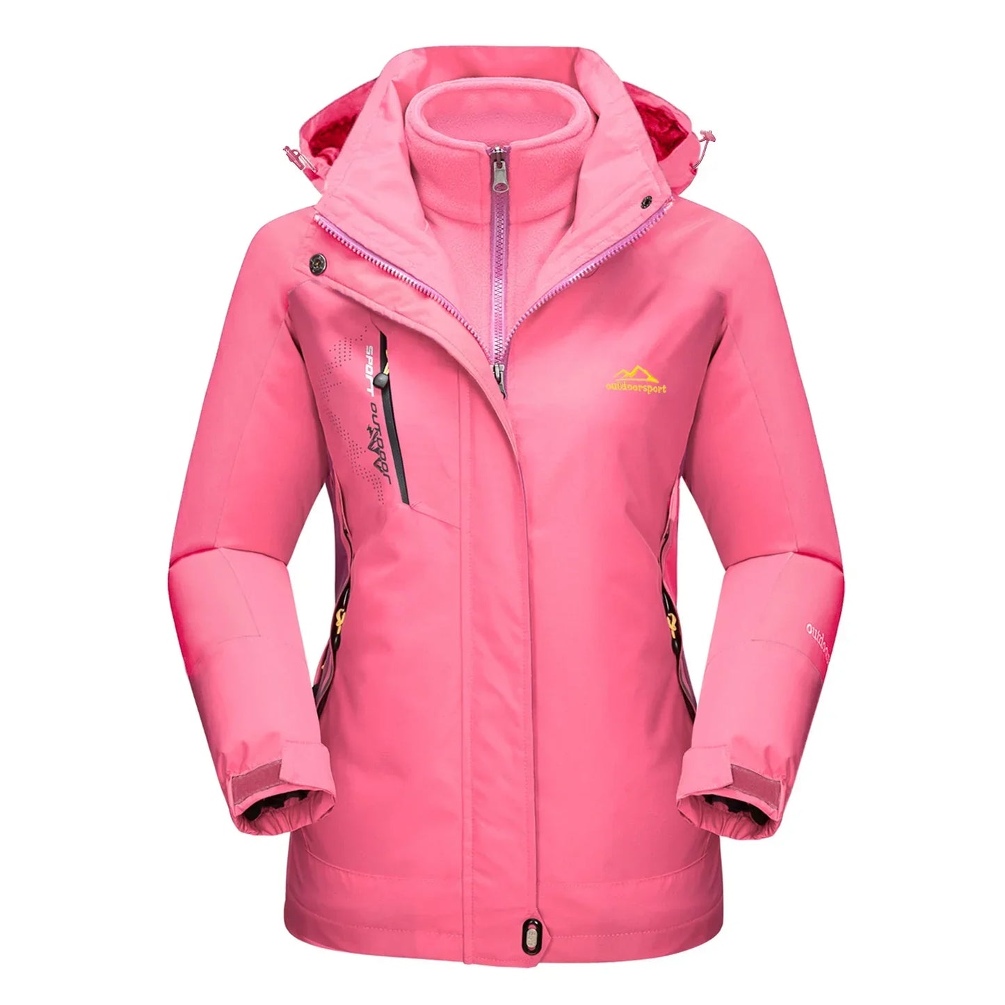Warmes Skijacke Fleece gefüttert 3in1