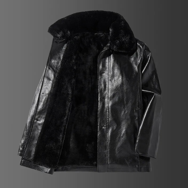 Lederjacke Herren Kragen Stil Liam