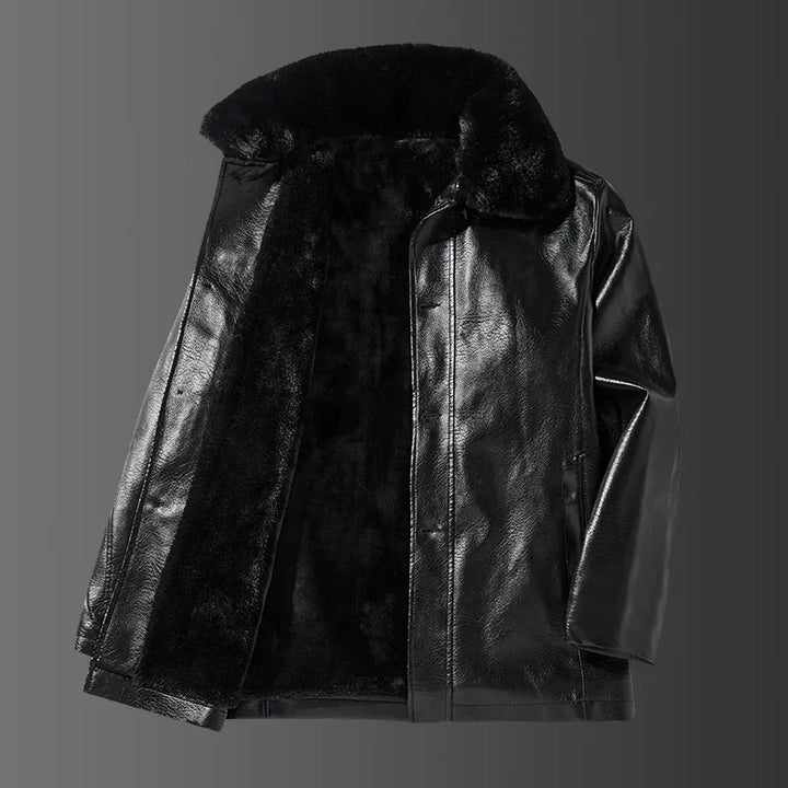 Lederjacke Herren Kragen Stil Liam