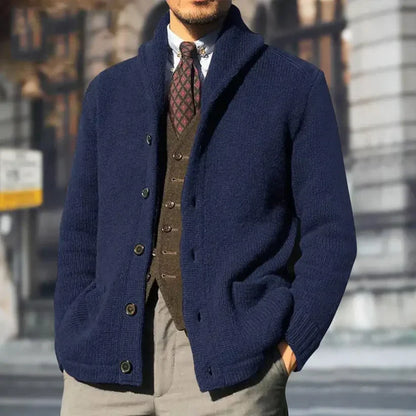 Finn Strickcardigan MIT Knöpfen & Taschen