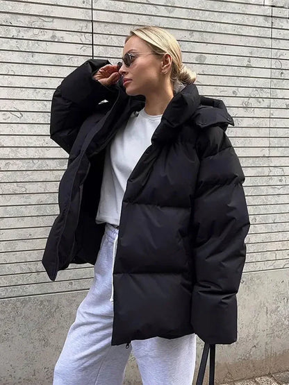 Elegante Wintermäntel Damen Klassik Design