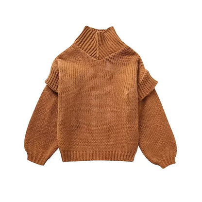 Daphne - Strickpullover Übergröße Rollkragen Chic