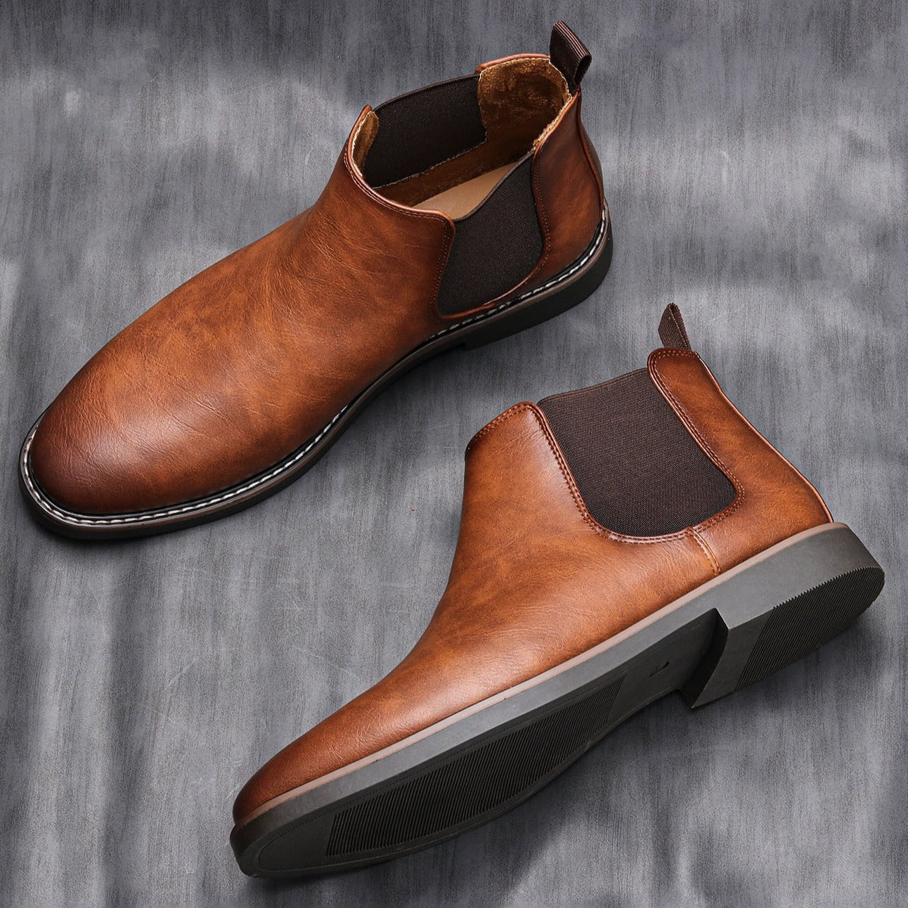 Retro Herren Stiefel Vintage Style