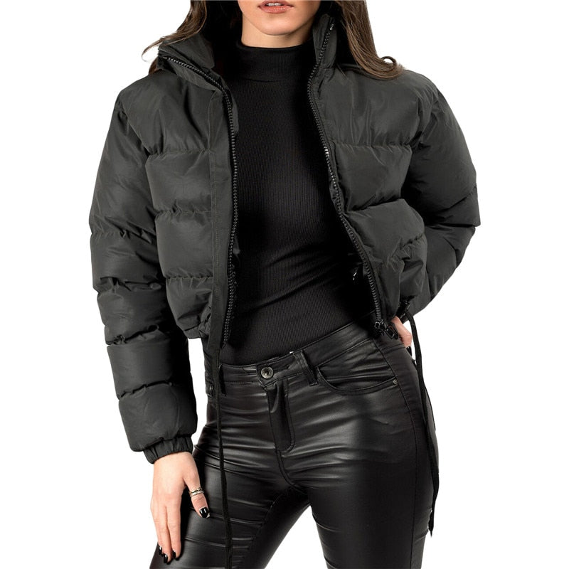 Nataliea - Wattierte Winterjacke Damen Warm