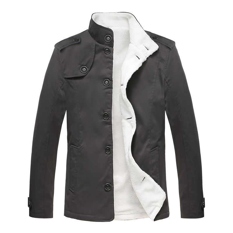 Wintermantel Elegant Schwarz - IdealeKleiden
