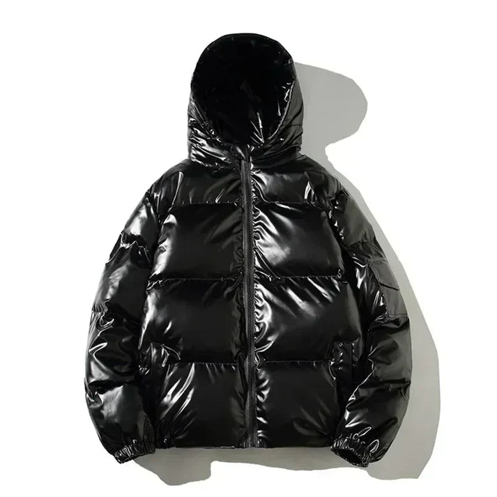 Wattierte Winterjacke Herren Warm Isoliert Pufferjacke