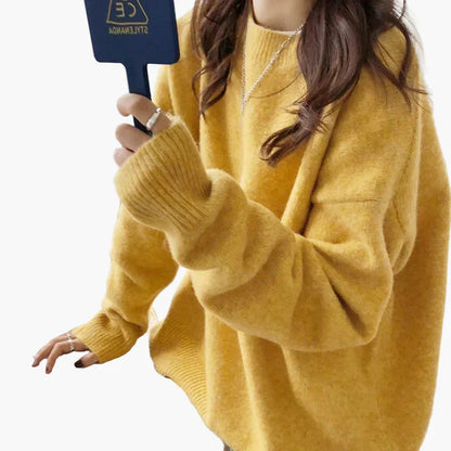 Kuschelige Oversize Strickpullover Herbst Winter Mode
