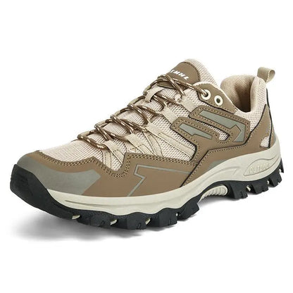 Wanderschuhe mit atmungsaktiver Mesh-Membran und robuster Sohle