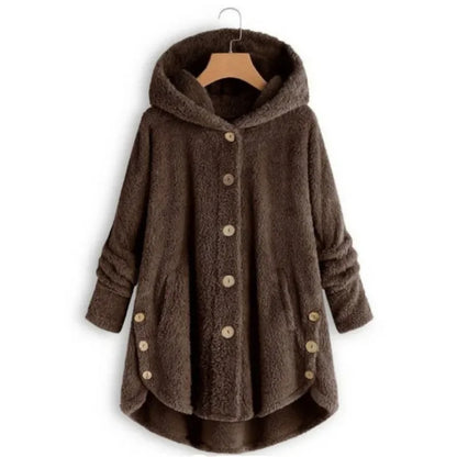 Frauen Fleecejacke Mit Kapuze